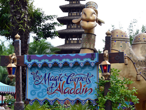 Flying Carpets: l'attrazione di Aladdin al Magic Kingdom